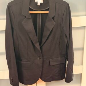 The Rack Women's Black Single-Button Tailored Blazer